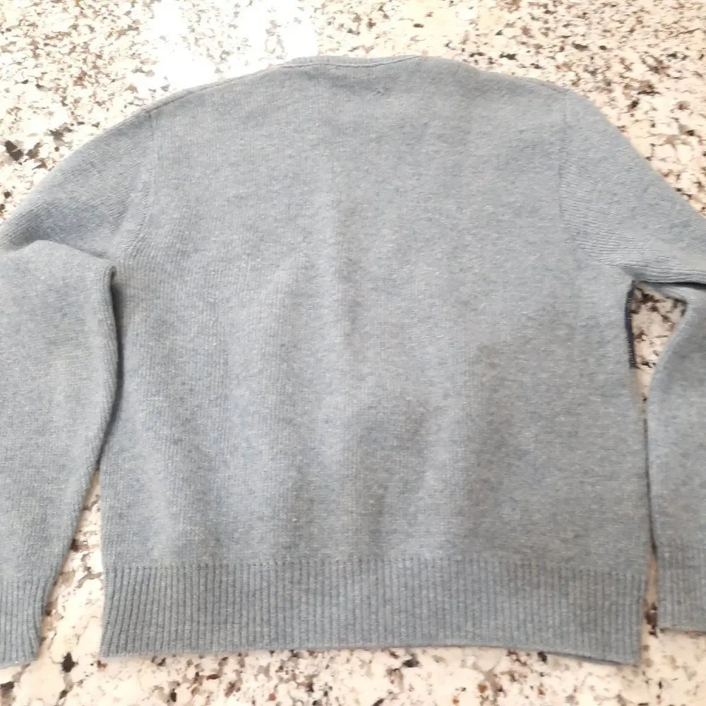 Vintage Pendleton Sweater‎ Men's size Medium small Blue Diamond argyle Wool READ